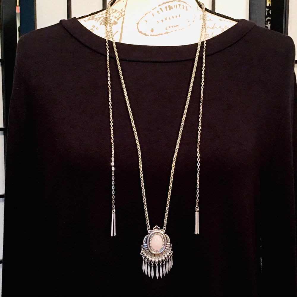 Long Boho Western Necklace